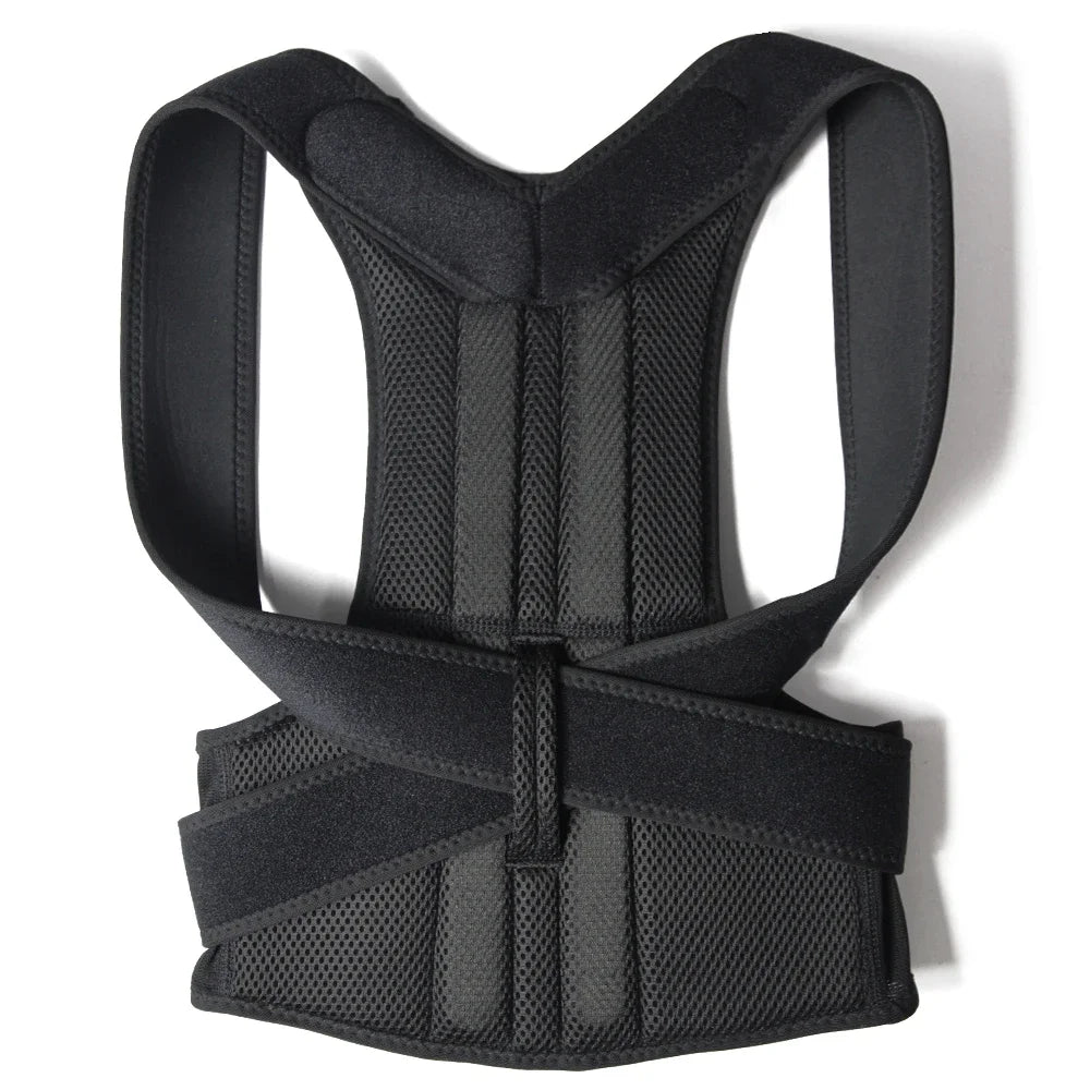 Adjustable Back Brace Posture Corrector – Lumbar and Shoulder Support Belt for Men and Women