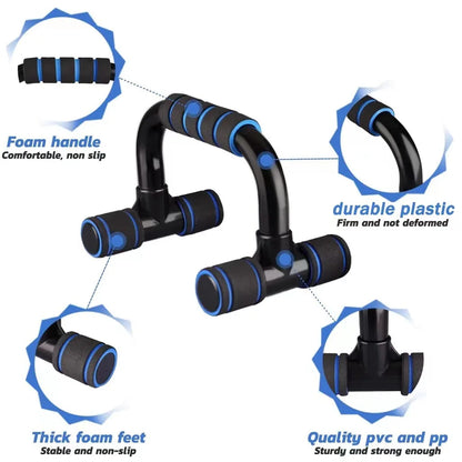 Push-Up Bars – Foam Grip Workout Stands for Chest, Arms, and Core Strength Training